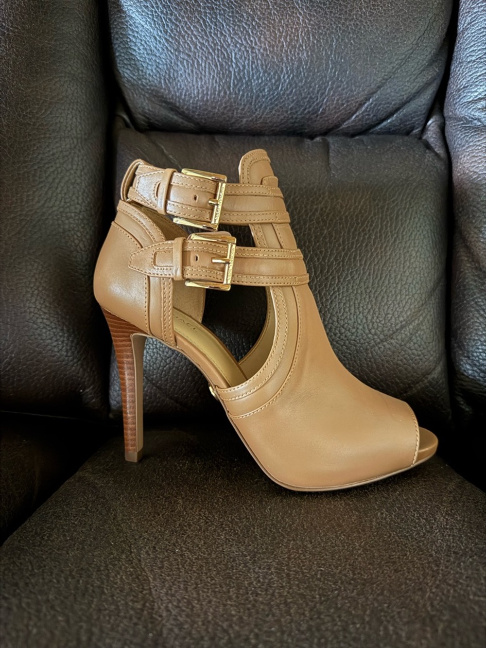 Michael Kors Peep Toe Booties